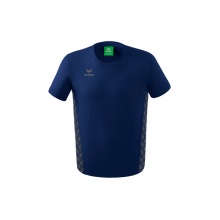 Erima Leisure T-shirt Essential Team - soft cotton blend, classic cut - navy blue/grey Men